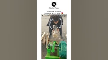 Do This Instead Of Cutting Wood With an Axe 😎
