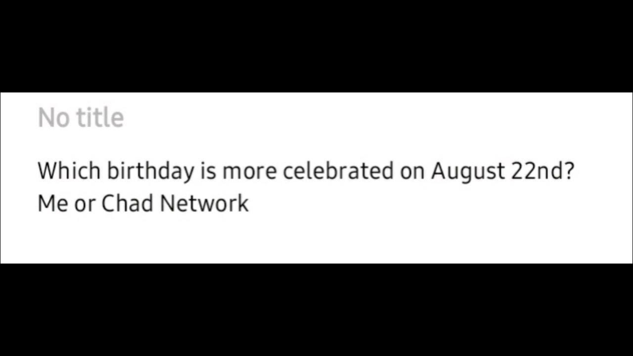which-birthday-is-more-celebrated-on-august-22nd-youtube