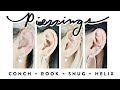 Getting a Rook & Snug Piercing + All about our Piercings | ToThe9s