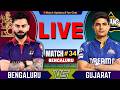 RCB vs GT, IPL 2026 Match 34 | Live Today in Bengaluru