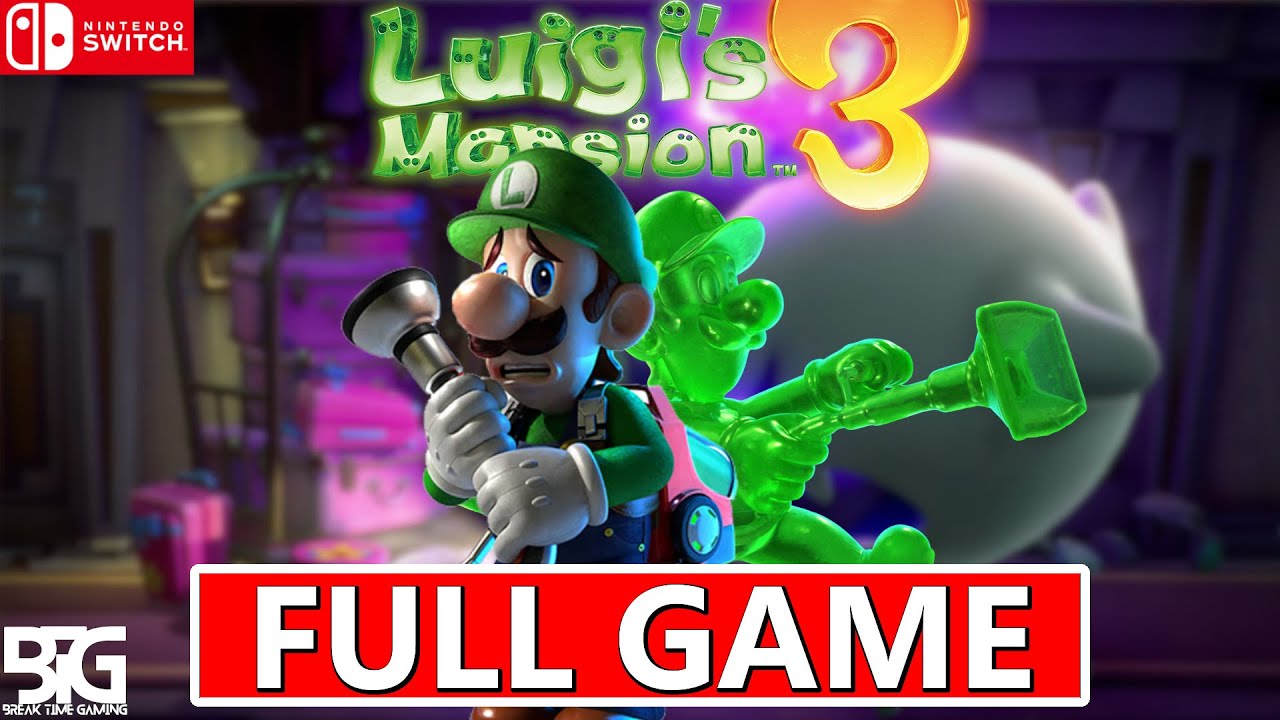 Luigi's Mansion 3DS Full Game Walkthrough! 