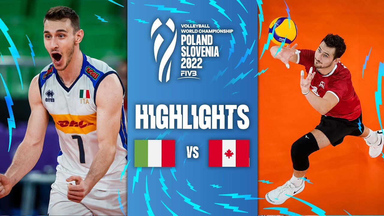 ITA vs. CAN - Highlights Preliminary Phase | Men's 2022 - Volleyball World