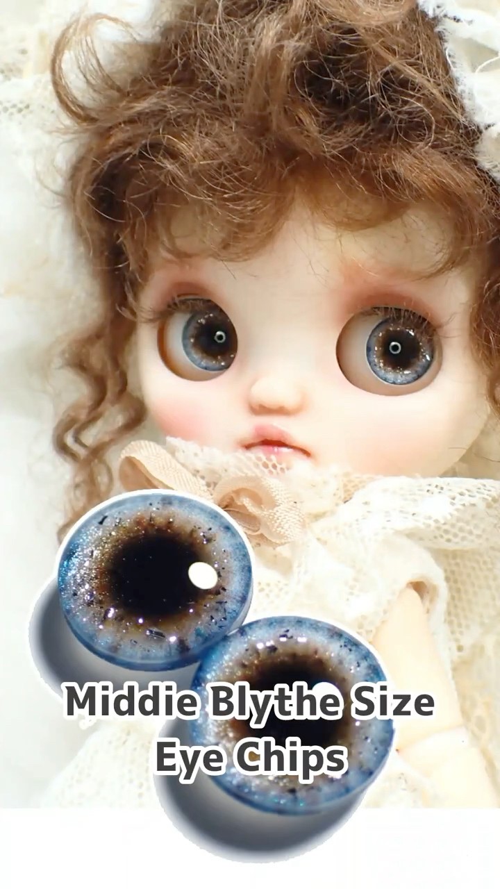 発売祈願！ミディブライスのアイチップ作ってます【CHERIE】Blythe