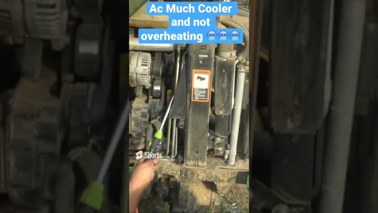Cleaning Tractor Radiator