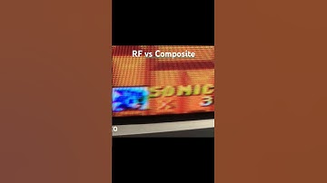 Sega Genesis RF vs Composite #shorts