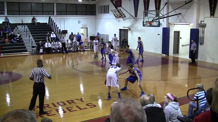 Priory Varsity Basketball vs JBS (Senior Night) 2014