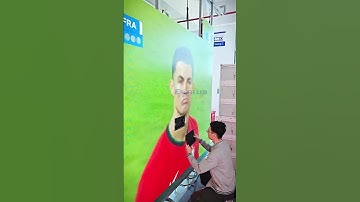 Another goal!!! #ledscreen#leddisplay #ledwall #cr7 #ronaldo