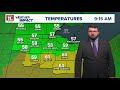 Saturday morning showers with rainfall returning on Sunday