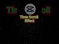 🔥 Time Scroll Effect Tutorial ⏳Make Your Edits Look Cinematic in Seconds! #visualeditor #tutorial