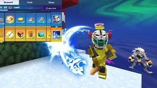 *White Fang Pet* Unlocking Season 41 BattlePass in BedWars! (Blockman Go)