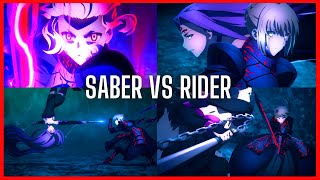 Saber Alter vs Rider(Medusa) / Sub Español FULL COLOR / #fateheavensfeel #fate #fateheaven