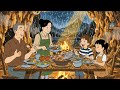 Ghibli Style 1990s – Living a Soft Cozy Life in a Secret Cave