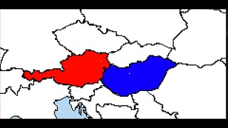 Austria Vs Hungary - An Actual Mapping Animation