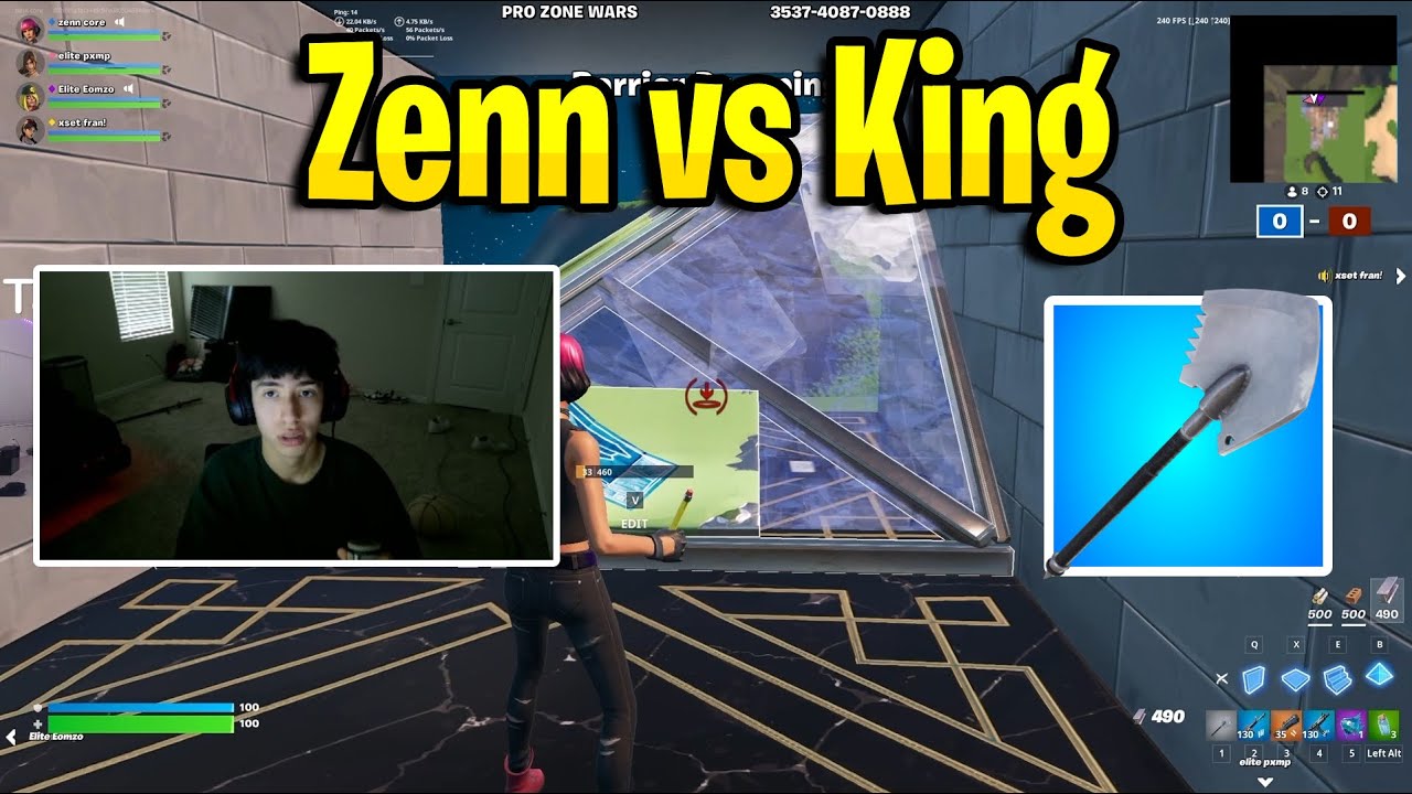Zenn Makes King CRY in 4v4 Zone Wars