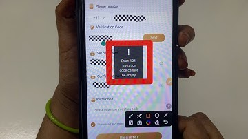 How to Fix Error: 104 Invitation code cannot be empty problem solve in Bswin