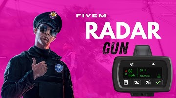 Fivem Radar Gun | QBCore Script | FiveM Scripts