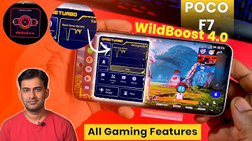 🔥 POCO F7 5G WildBoost 4.0 Optimization Features / Gaming Features 👌 ♥️ | WildBoost Explained