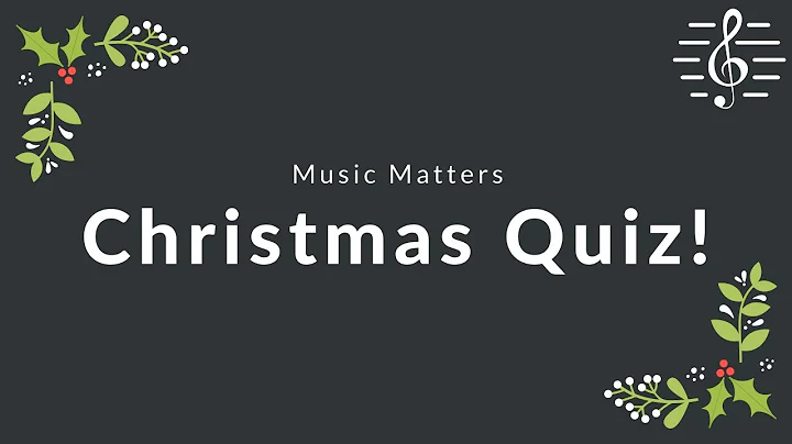 A Christmas Quiz! - Backwards Christmas Carols