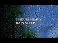 Heavy Rain On Wooden Cabin Roof Dominant • 3 Hours for Deep Sleep