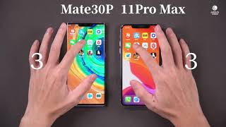 Huawei Mate 30 Pro vs iPhone 11 Pro Max Speed Test 2019