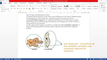 VIII Cell Structure and Functions Part 3