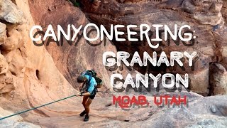 Canyoneering: Full Granary Canyon - Moab, Utah