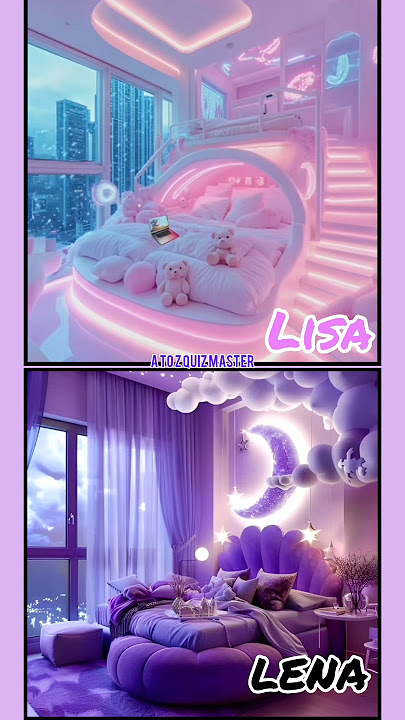 'Lisa or Lena? 🛏️ Choose Your Dream Bedroom Decor! 🎨✨' #shorts #ytshorts #homedecor
