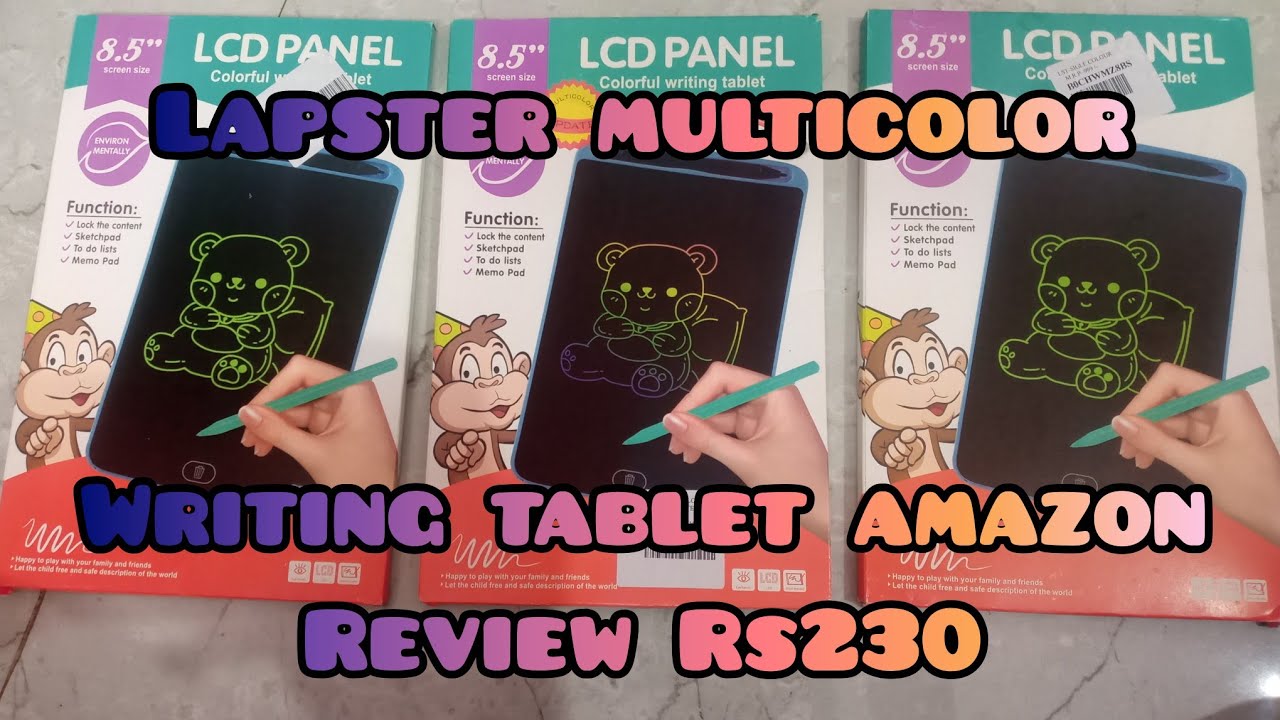 Lapster Multicolour LCD Writing Tablet Review - Perfect 8.5-inch Screen Slate