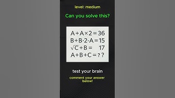 117.Can you solve this? #puzzle #logicalstation #maths #braintestsolution #iqtest #brainteaser #quiz