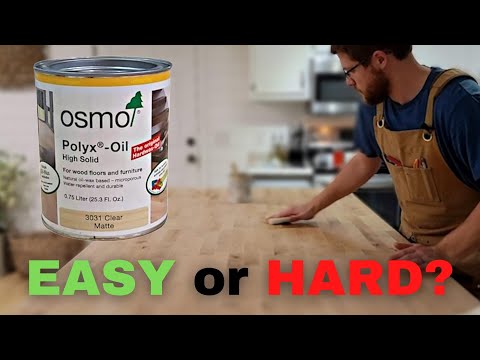 Video: Kan man använda Osmo polyxolja på köksbänkar?