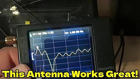 Analyzing My Homemade Antenna With The Nano VNA