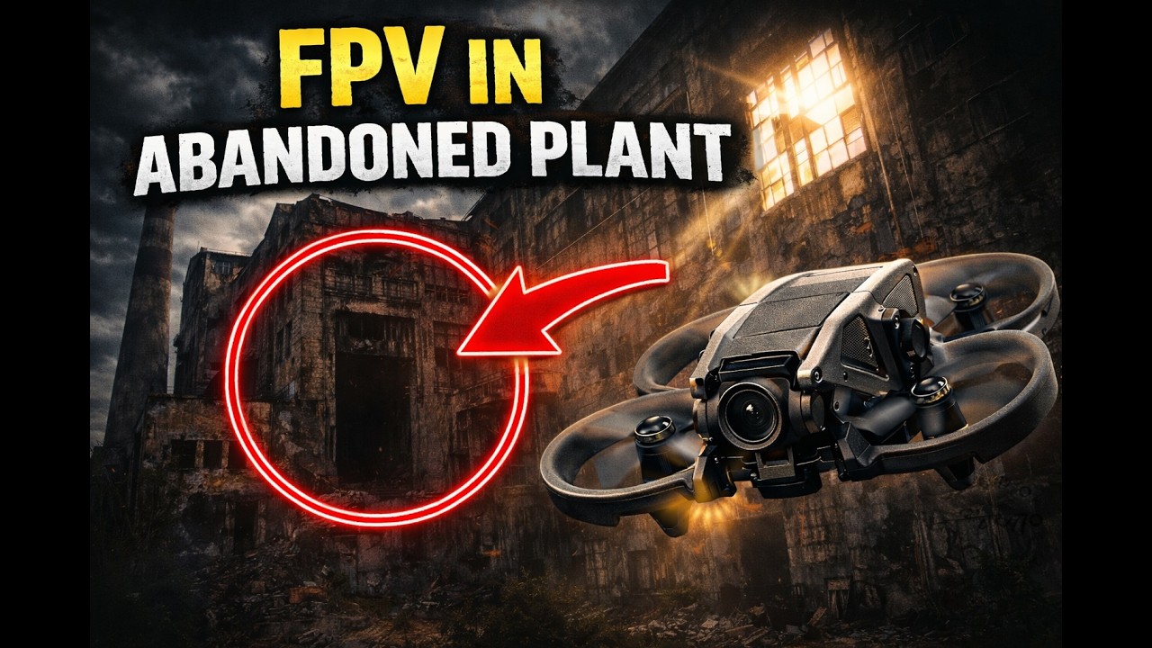 FPV Drone Exploring an Abandoned Power Plant in Germany | Urban ...