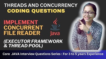 ✅ Implementeer een gelijktijdige bestandslezer met behulp van EXECUTOR FRAMEWORK 🔥 en threadpools 🤔?