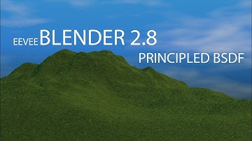 Blender 2.8 eevee principled BSDF tutorial video   #blender #cgi #mountain #tutorial