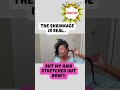 The Shrinkage is Real! Pt 2. Twist It. Stretch Natural Hair #4chair #shorts #62