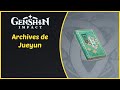 Genshin impact  archives de jueyun  emplacement