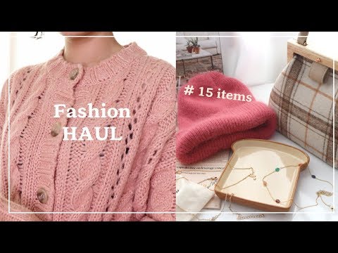 Daily Look 15 items Haul 소소하게 취향저격 데일리룩 15가지 추천 하울 | 가디건,니트,조끼,ACC #인쇼