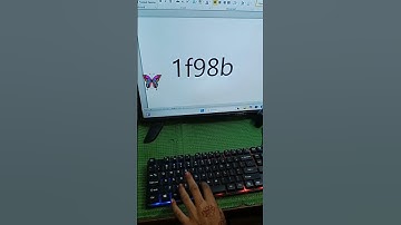 Butterfly 🦋 Symbol in MS Word | Shortcut Key Trick | Computer Tips #shorts #keyboard #asmr