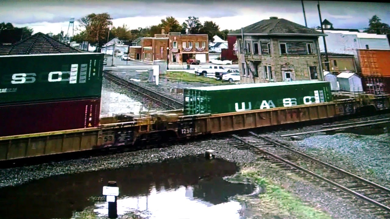 2 CP engines on a Intermodal train in deshler Ohio YouTube