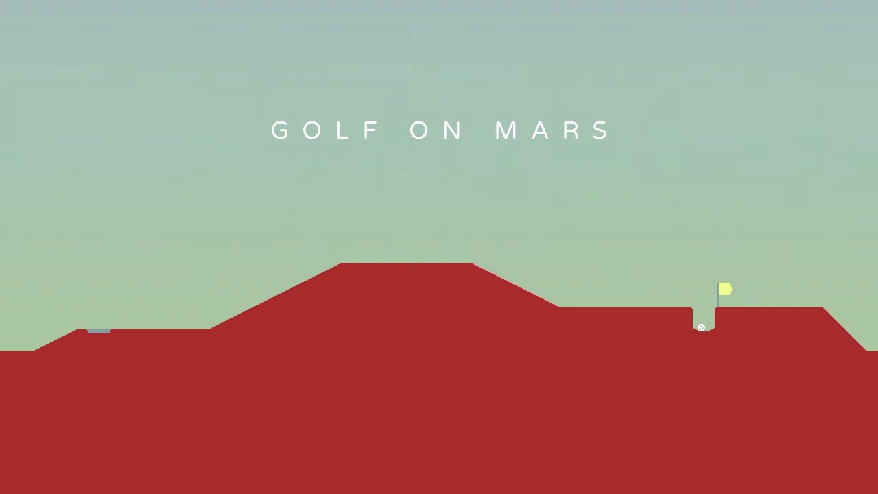 Подборка чумовых спортивных игр на Android. Golf on Mars — самый необычный гольф. Фото.