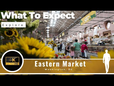 Vídeo: Explore o mercado oriental histórico em Washington, DC