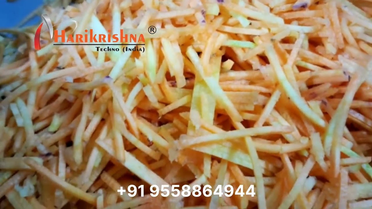 CARROT CUTTING MACHINE / CARROT SHREDDER / CARROT JULIENNE CUTTER