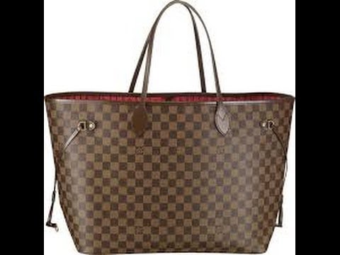 What&#39;s In My Bag TAG + Louis Vuitton Neverfull GM Damier Ebene Review - YouTube