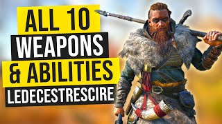 Assassin's Creed Valhalla Tips: ALL 10 Armor Sets, Weapons & Abilities Locations in Ledecestrescire! Details