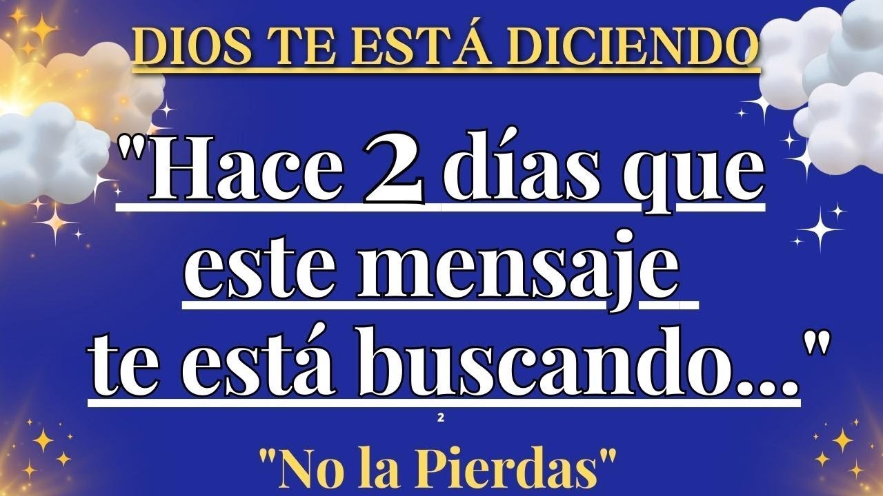 Dios Dice: NO IGNORES MI PALABRA, TE ENVIÉ ESTE MENSAJE PARA TI. - YouTube