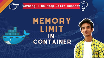 Memory limit in Docker Container 🔥🔥 | No Swap limit warning 💯 | Pro in Docker 🔥 | Aditya Mandil