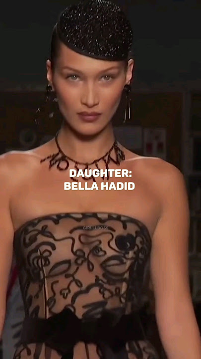 MoTher and Daughter  Bella Hadid and Carla Bruni #viral #model #runway #bellahadid