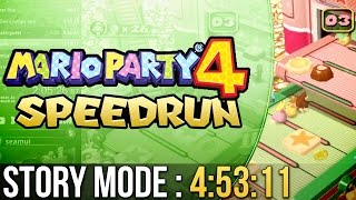 Mario Party 4 Story Mode (Normal) Speedrun in 4:53:11