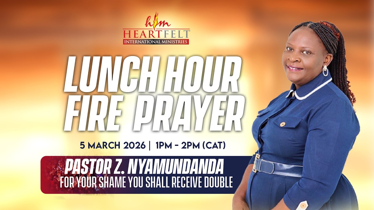 Lunch Fire Hour I  Pastor  Z Nyamundanda I  For your shame you shall recieve double