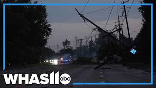 Louisville power outages continue after severe storms hit Kentucky